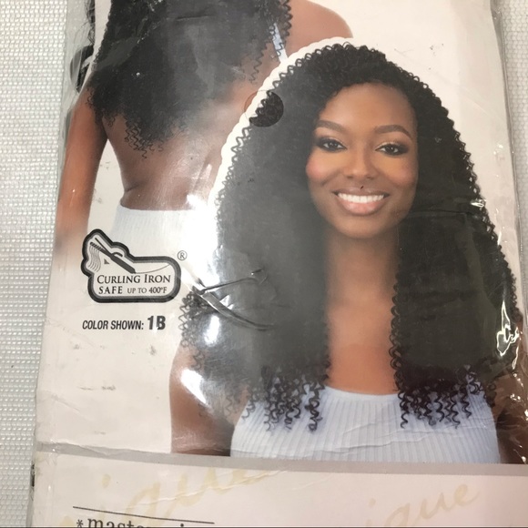 24” Bohemian Curl SHAKE N GO Synthetic Color 2 Black New - Picture 1 of 7